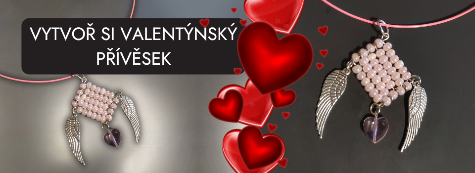banner clanek nejlevnejsi koralky valentynsky privesek